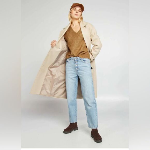 H&M Sweater Jumper Brown Oversized Size S - Picture 5 of 7